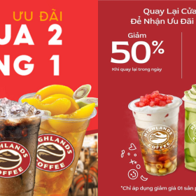 voucher giam gia highlands coffee