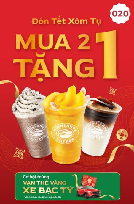 voucher giảm giá highlands coffee
